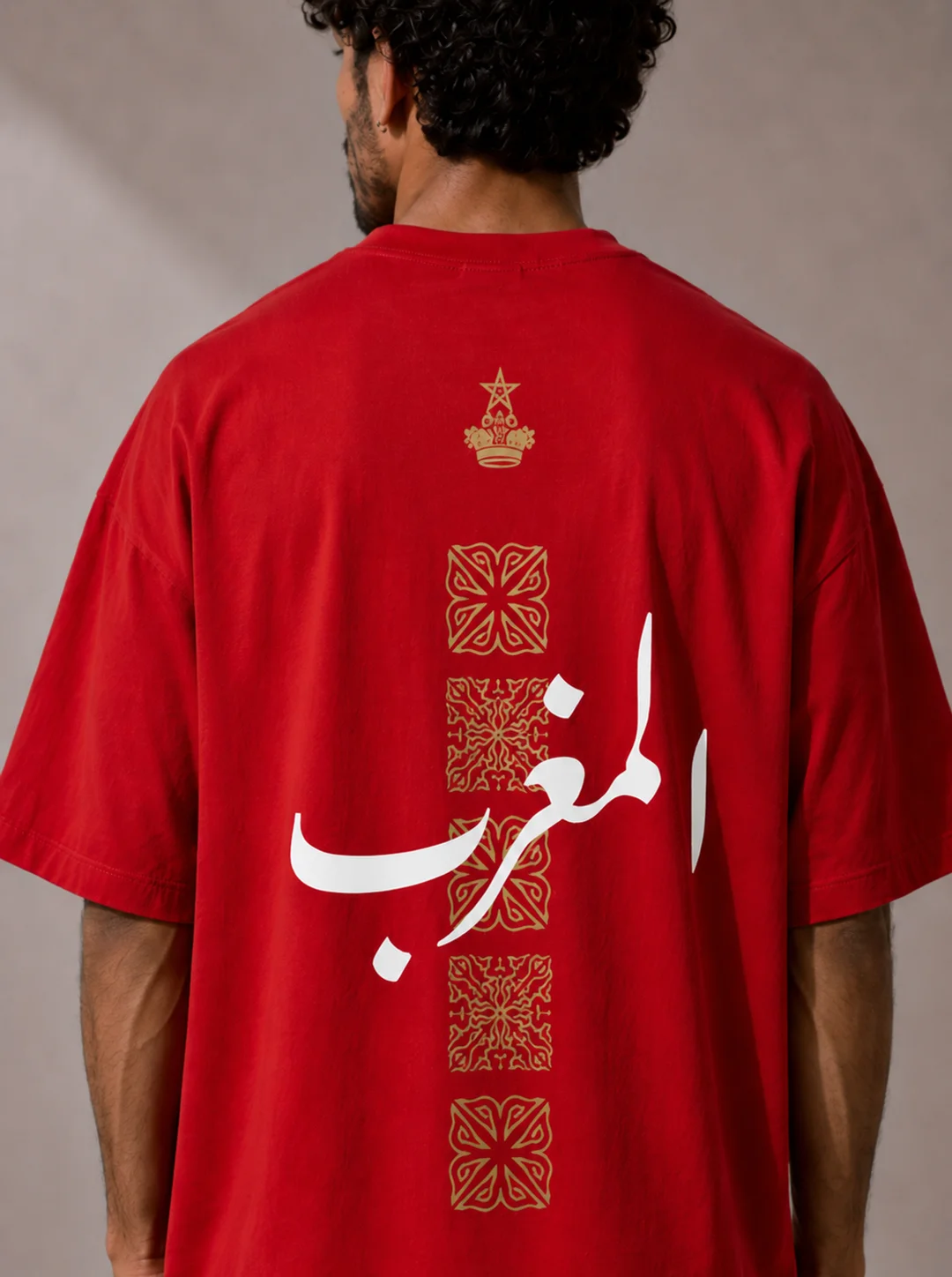 T-shirt Football Maroc – Rouge - Image 2