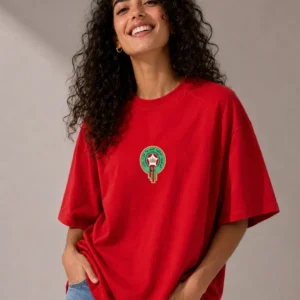 T-shirt Football Maroc – Rouge